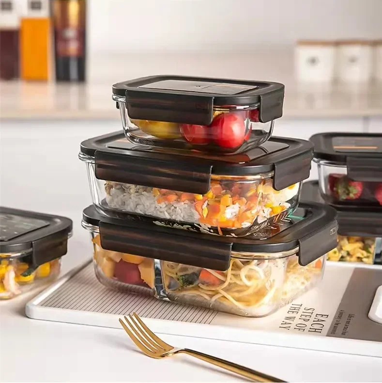 Meal Prep Bowl - Contenitore per Pranzo in Vetro per